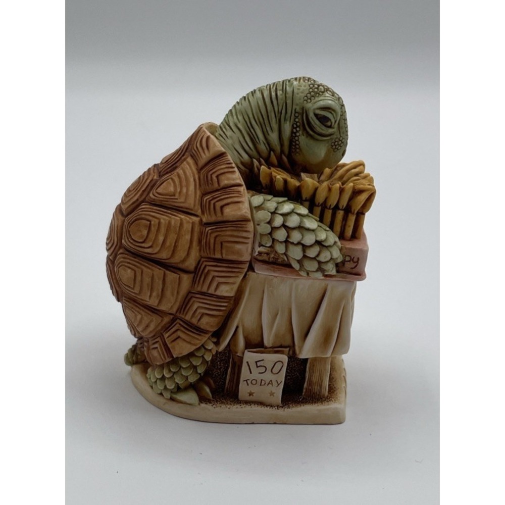 Harmony Kingdom Wishful Thinking Birthday Turtle 2nd Edition TJTU2 UK Made 1997 - Picture 3 of 7